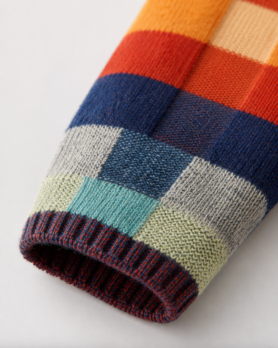 Xiomara | Check Knit Turtleneck Sweater