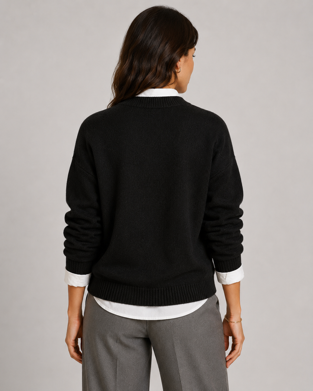 Zinaida | Relaxed Fit Crewneck Knit Sweater