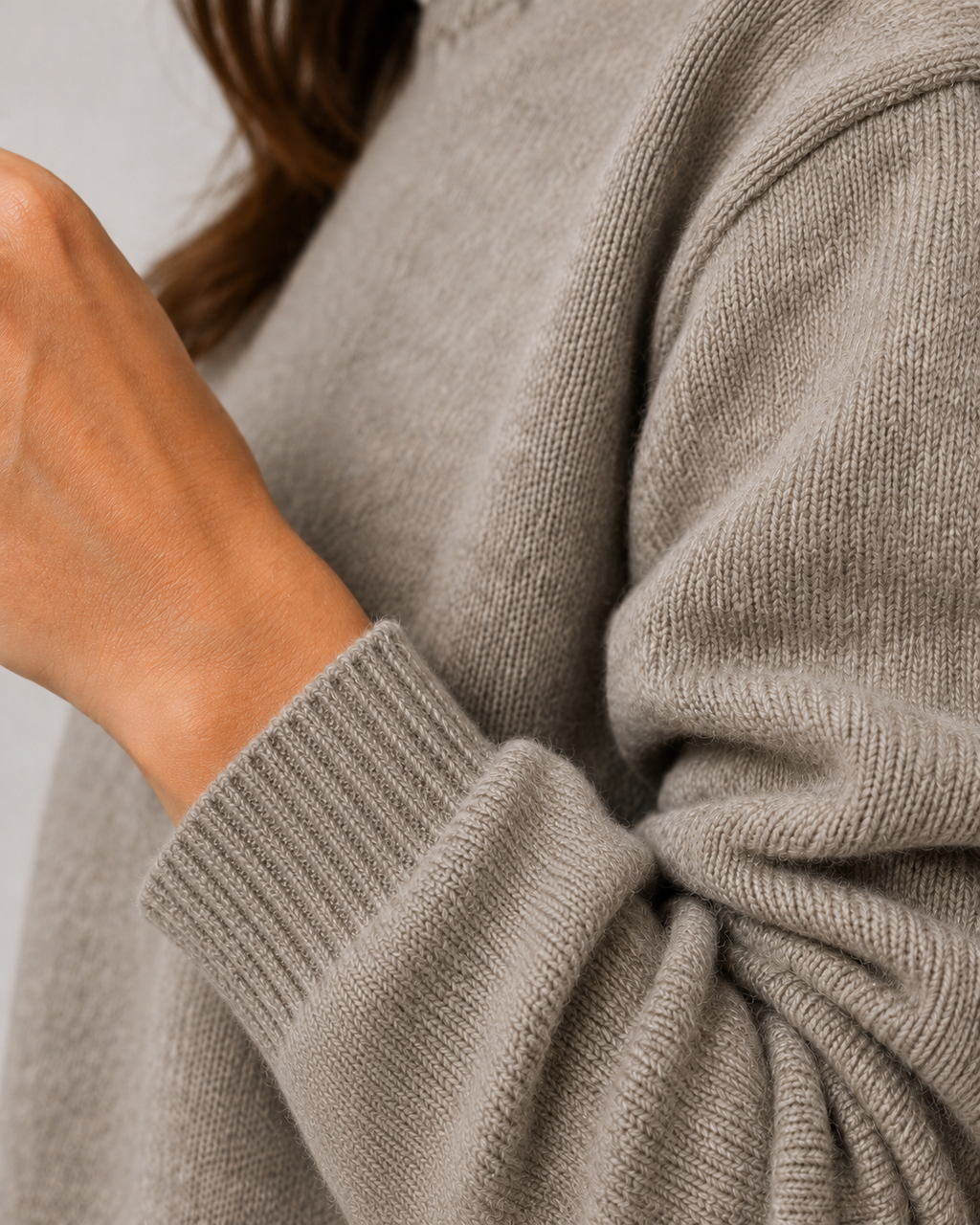 Zinaida | Relaxed Fit Crewneck Knit Sweater