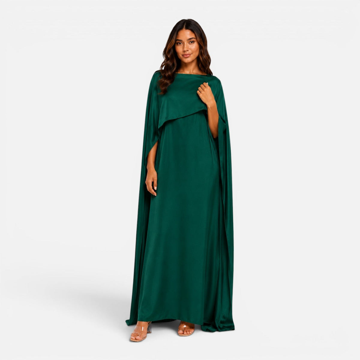Josephine | Draped Sleeve Maxi Dress