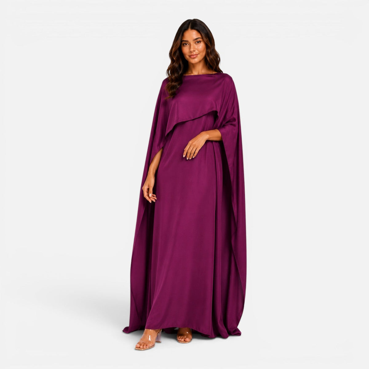 Josephine | Draped Sleeve Maxi Dress