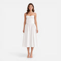 Tessa | Strap A-Line Midi Dress