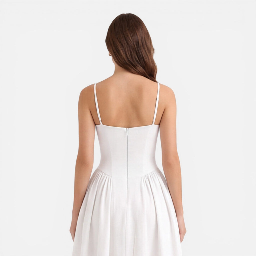 Tessa | Strap A-Line Midi Dress