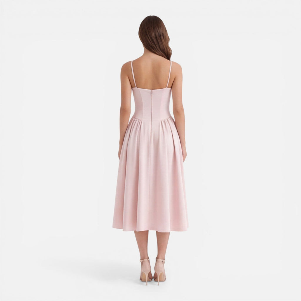 Tessa | Strap A-Line Midi Dress