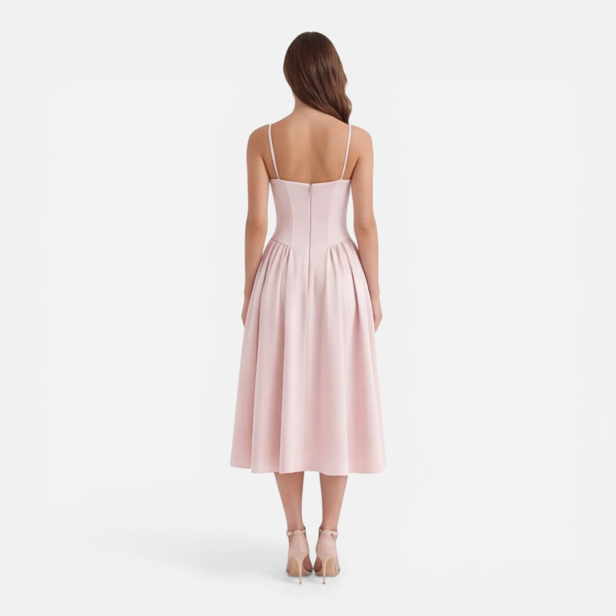 Tessa | Strap A-Line Midi Dress