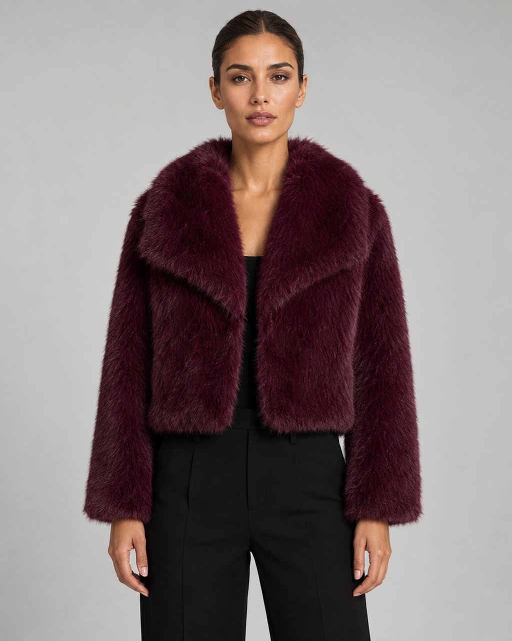 Odalys | Faux Fur Cropped Jacket
