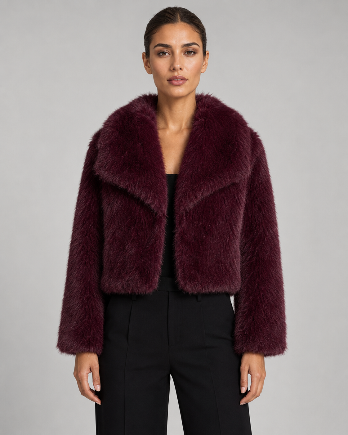 Odalys | Faux Fur Cropped Jacket