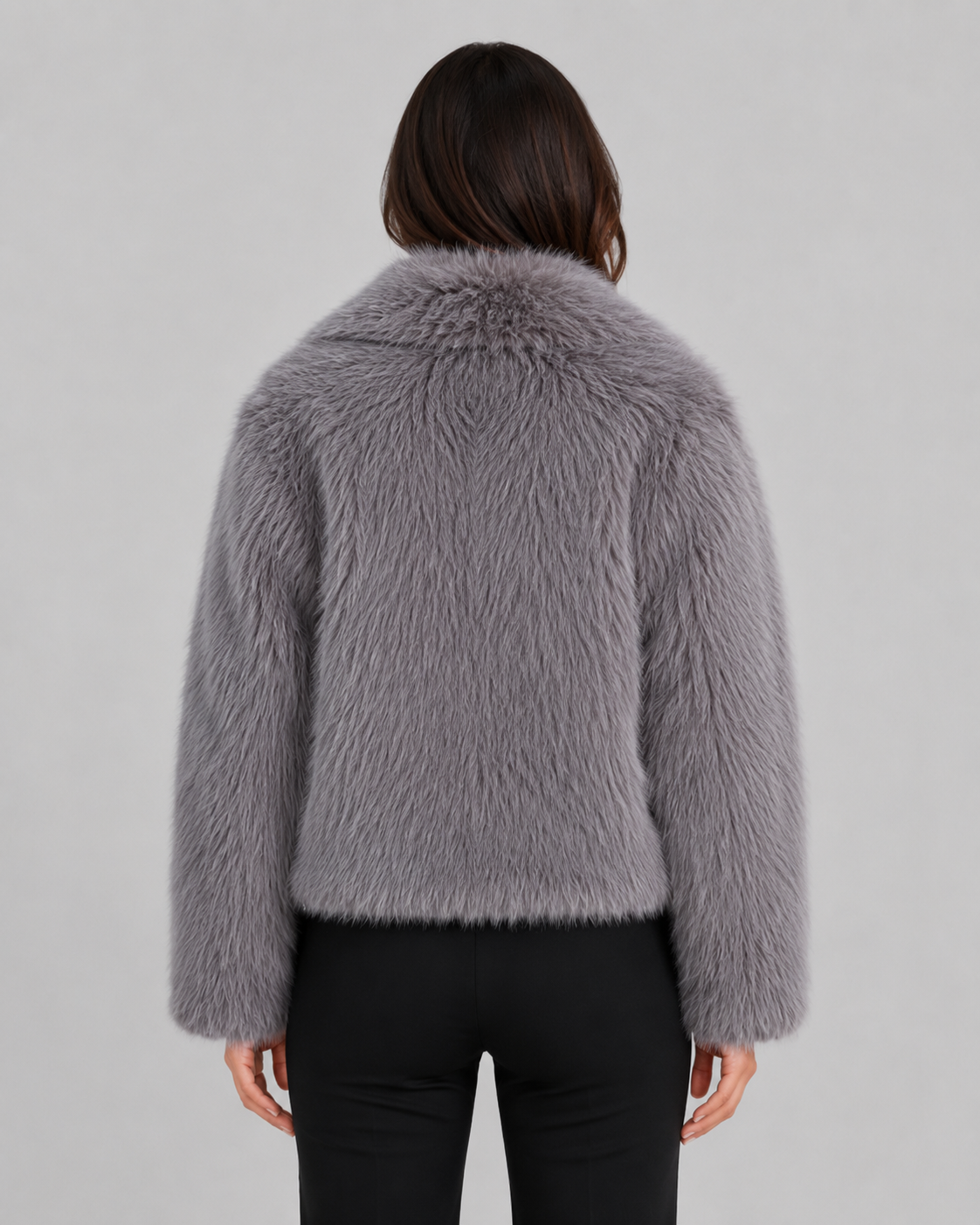 Perpetua | Faux Fur Cropped Winter Jacket