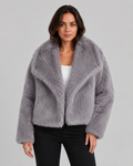 Perpetua | Faux Fur Cropped Winter Jacket