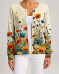 Tullia | Floral Print Knit Cardigan