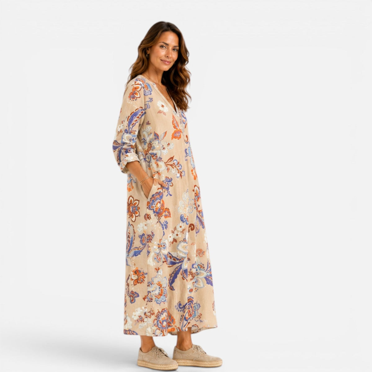 Stella | Boho Floral Maxi Dress