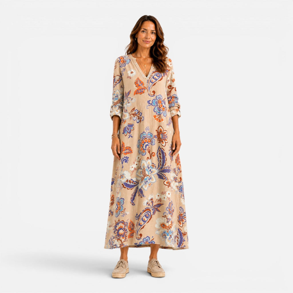 Stella | Boho Floral Maxi Dress