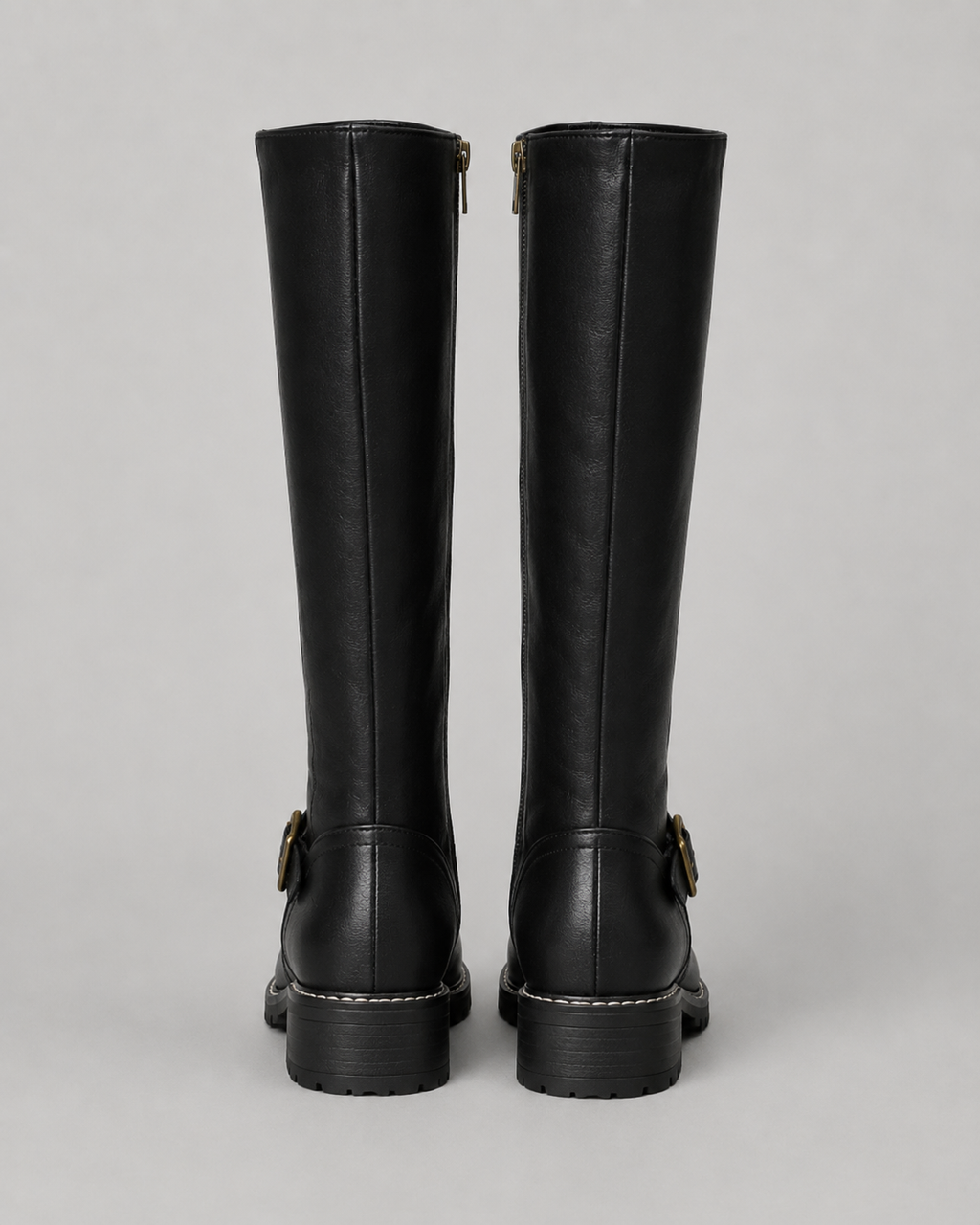 Cerys | Knee-High Buckle Boots