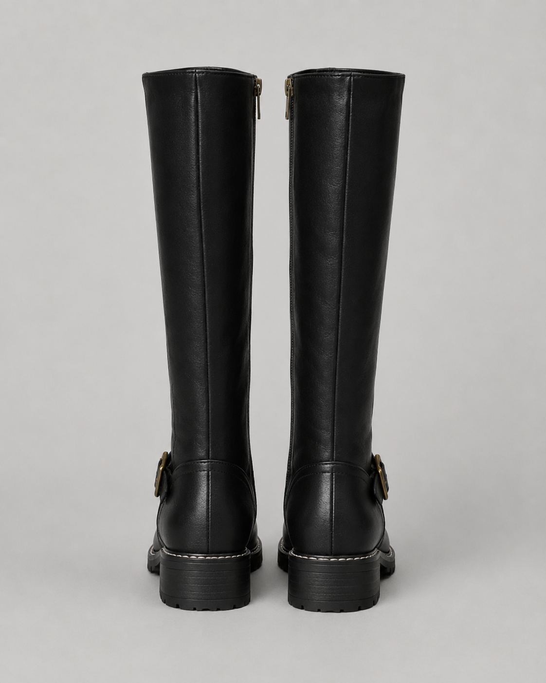 Cerys | Knee-High Buckle Boots