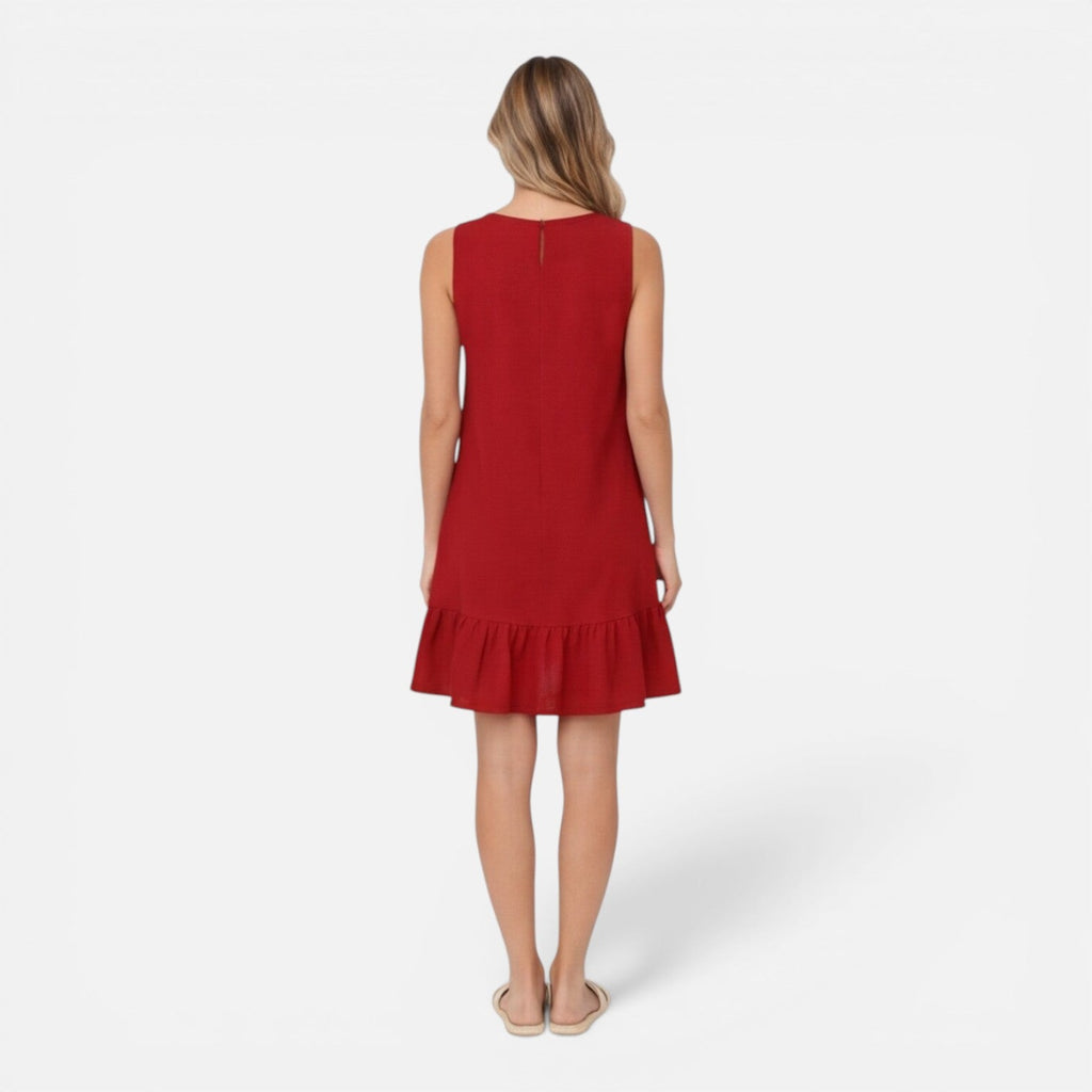 Henrietta | A-Line Ruffle Hem Summer Dress