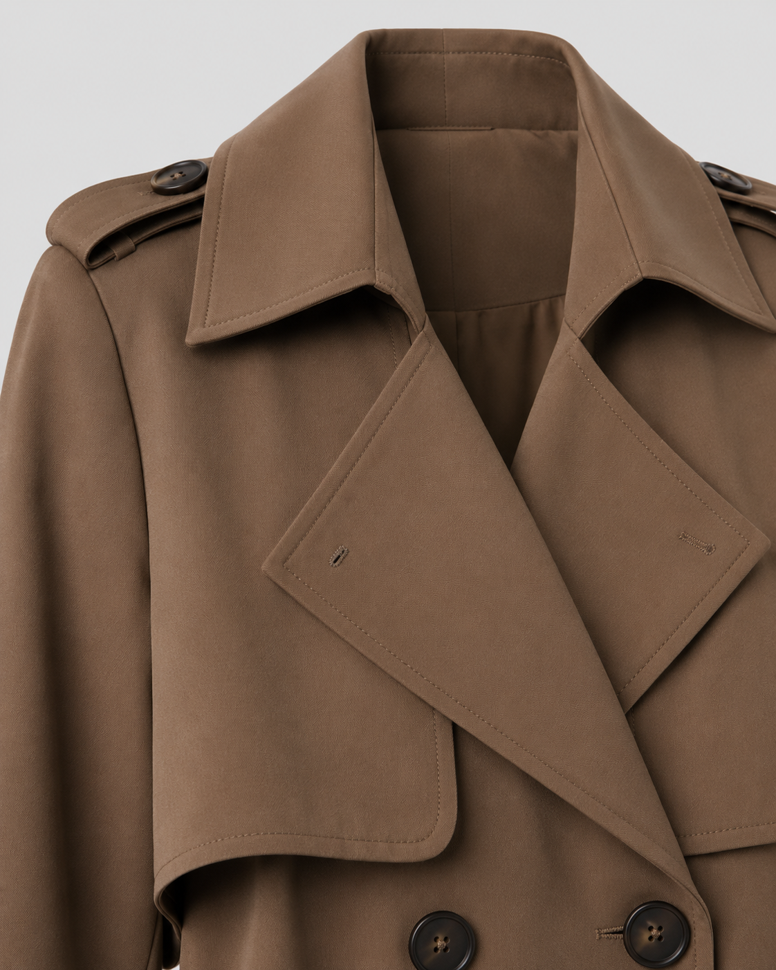 Fauna | Long Belted Trench Coat
