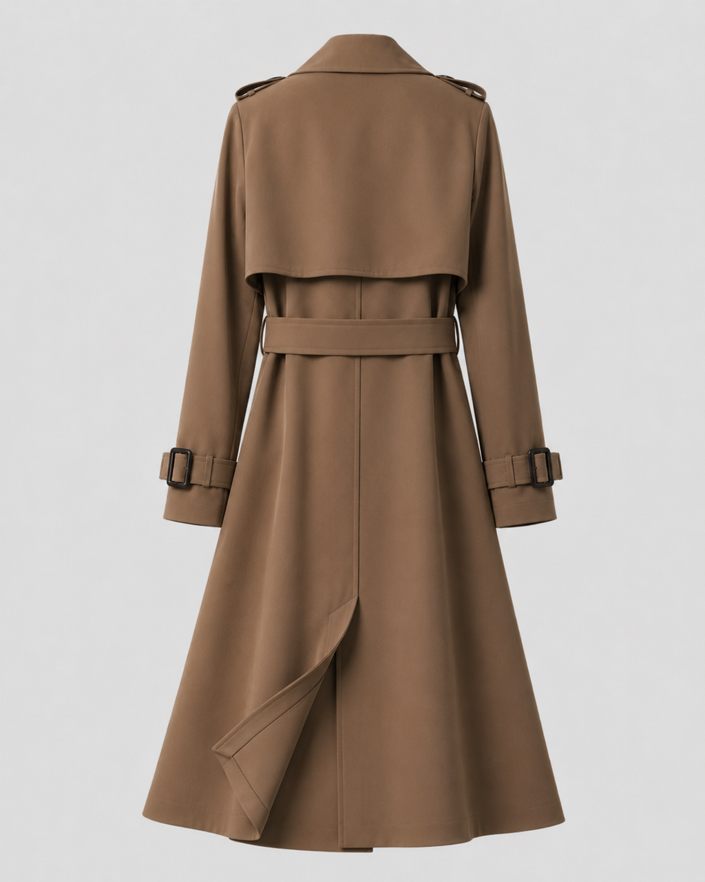 Fauna | Long Belted Trench Coat