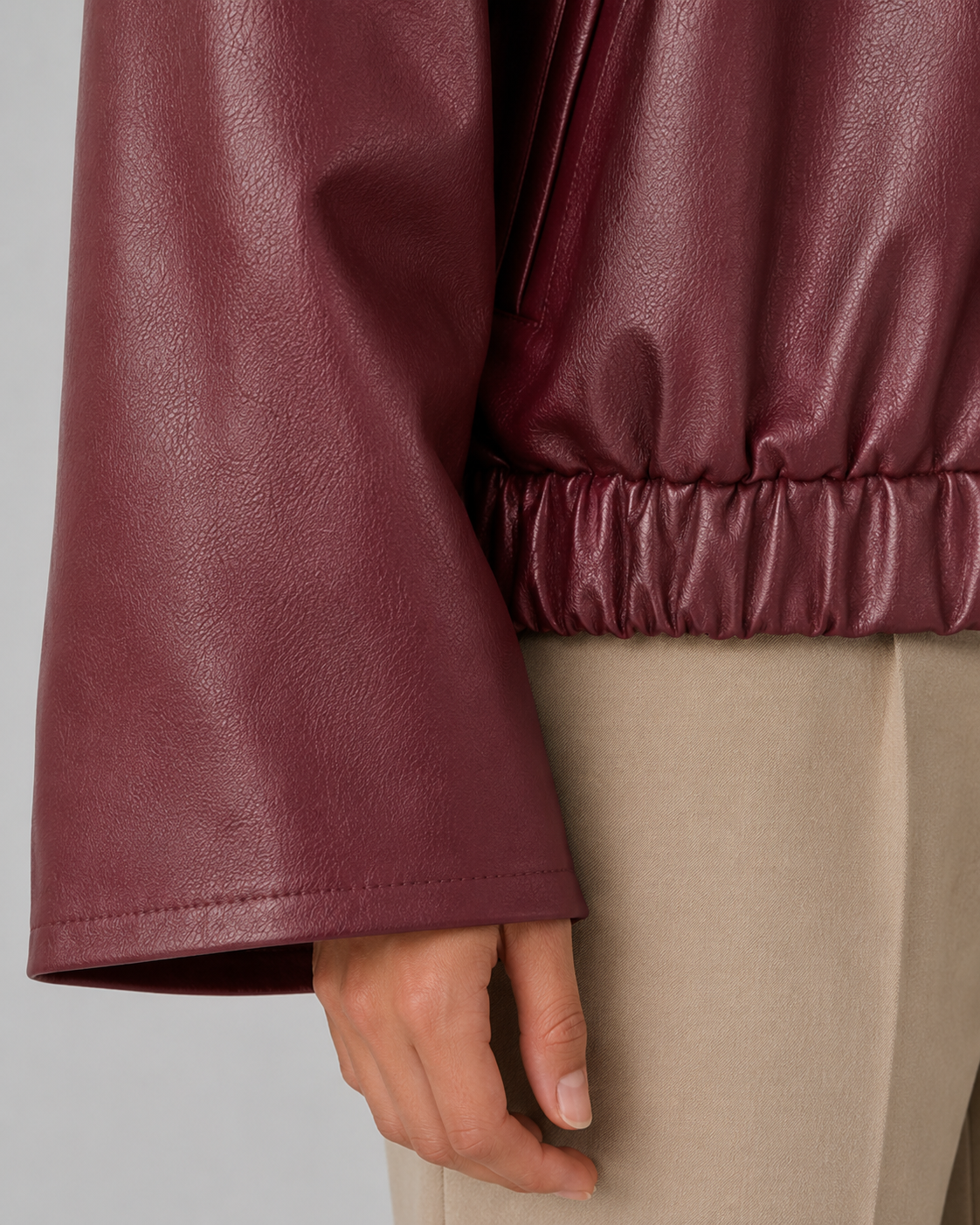 Philippa | PU Leather Zip Jacket