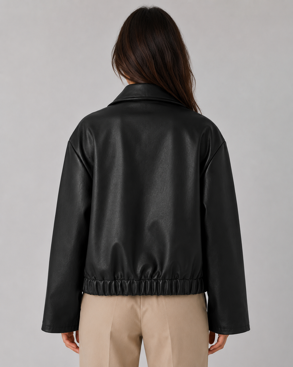 Philippa | PU Leather Zip Jacket