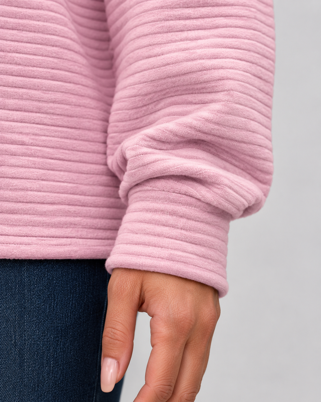 Wilhelmina | Ribbed Quarter-Zip Pullover