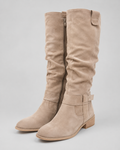 Endellion | Suede Knee-High Boots