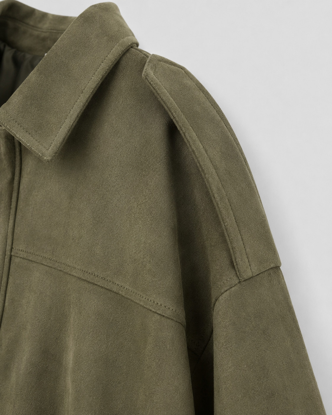 Meredith | Suede Zip-Up Jacket