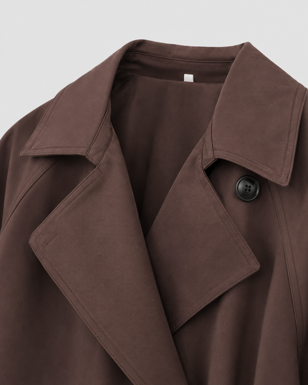 Iolanthe | Cropped Trench Coat with Tie Waist