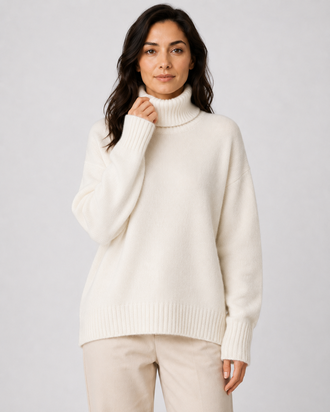Xanthe | Long Sleeve Turtleneck Sweater
