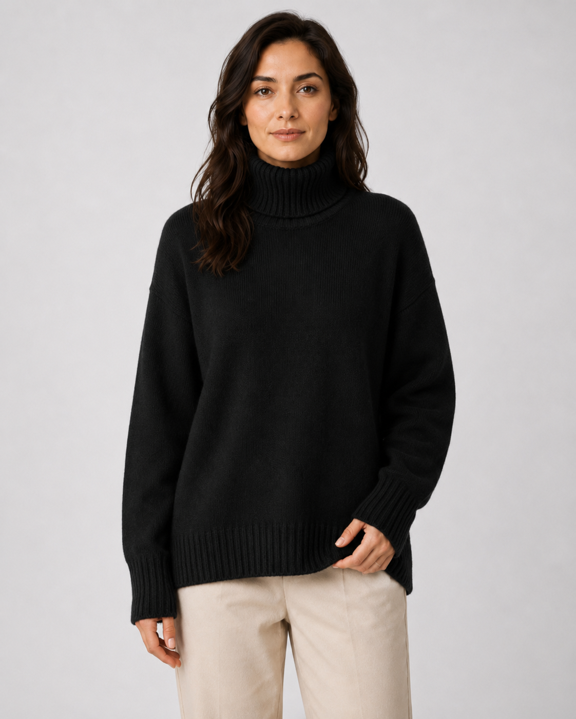Xanthe | Long Sleeve Turtleneck Sweater