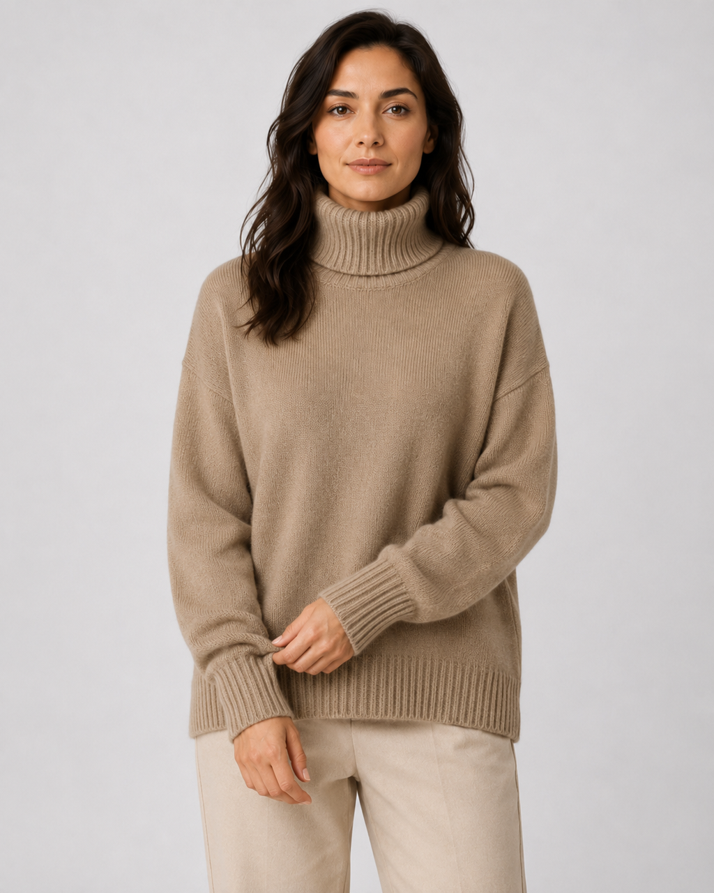 Xanthe | Long Sleeve Turtleneck Sweater