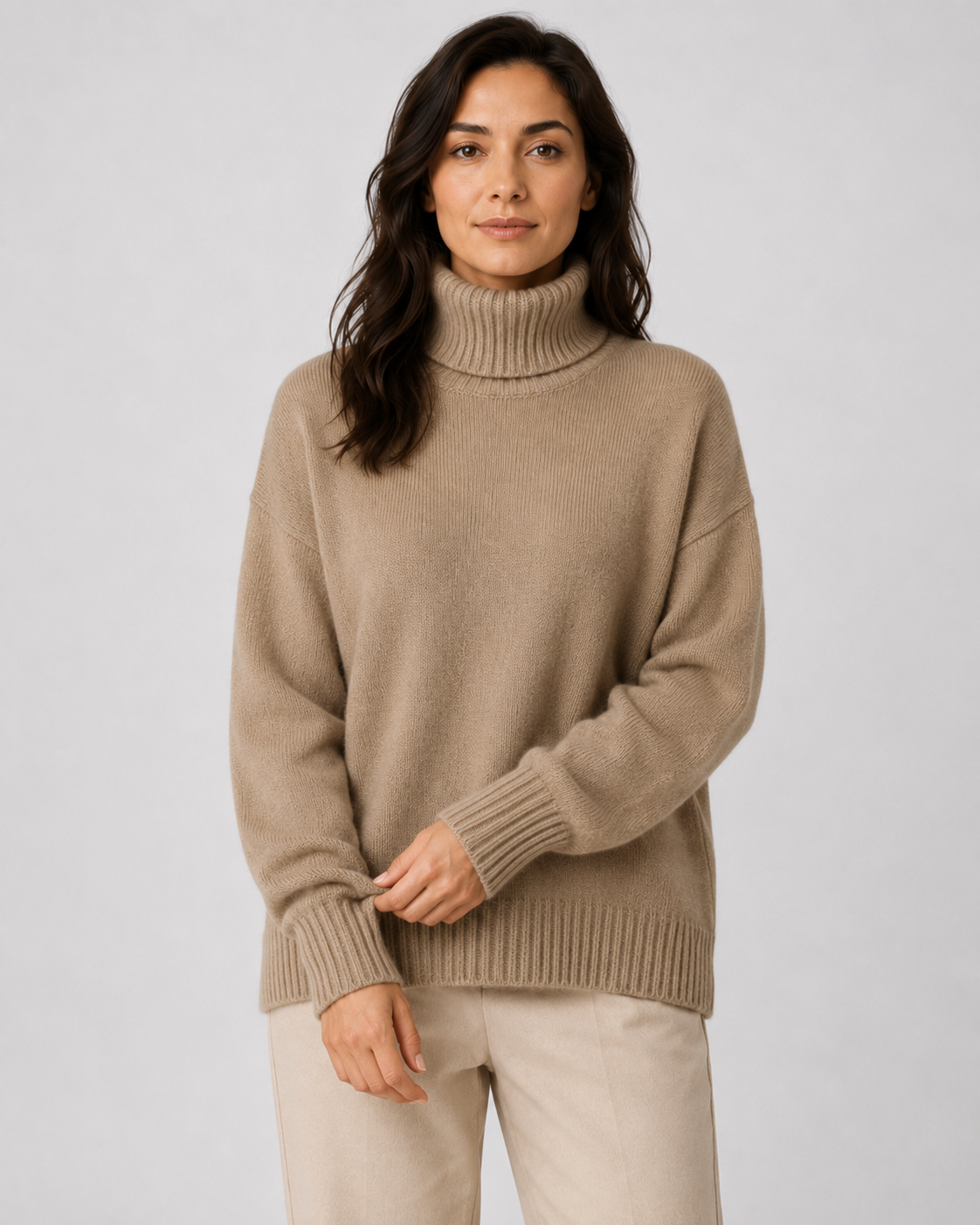 Xanthe | Long Sleeve Turtleneck Sweater