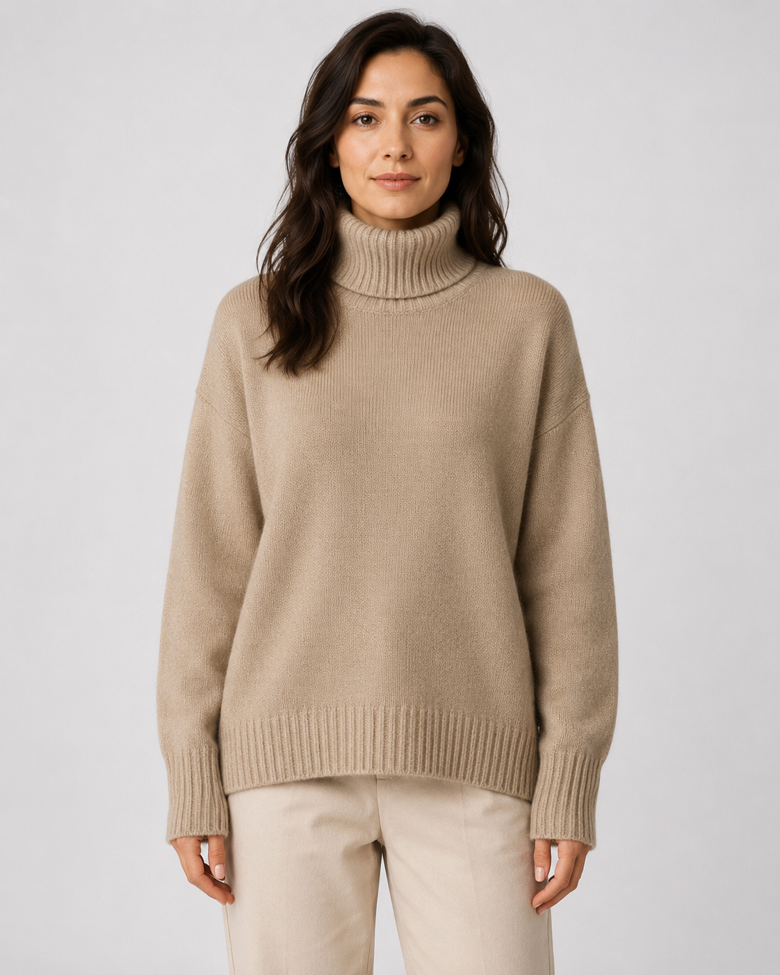 Xanthe | Long Sleeve Turtleneck Sweater