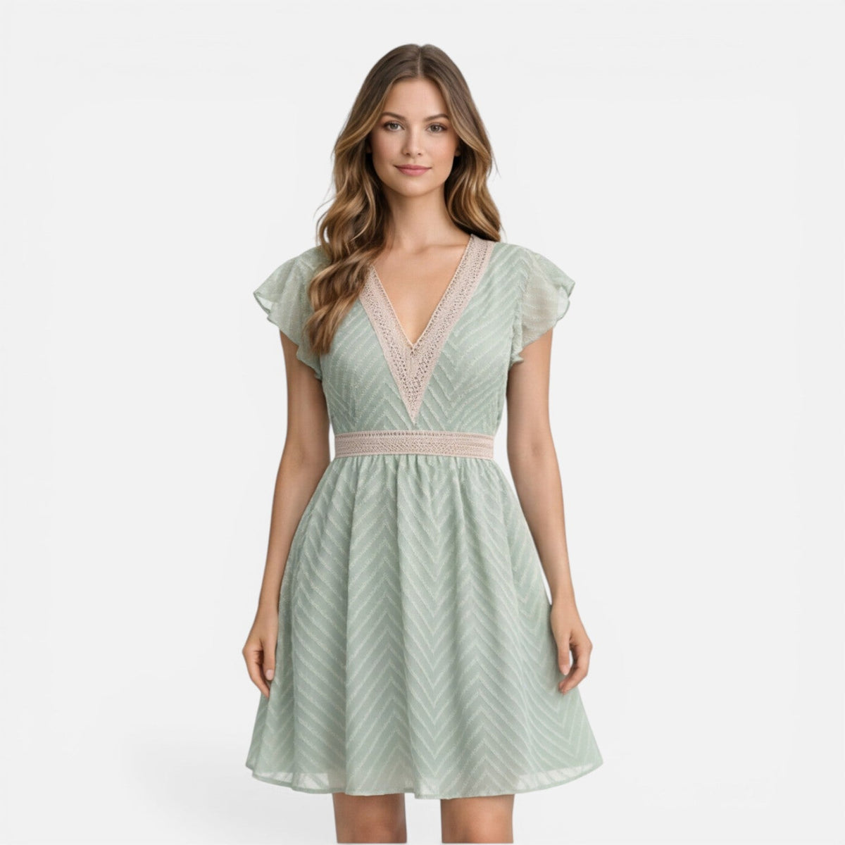 Paige | A-Line Lace Waist Summer Dress