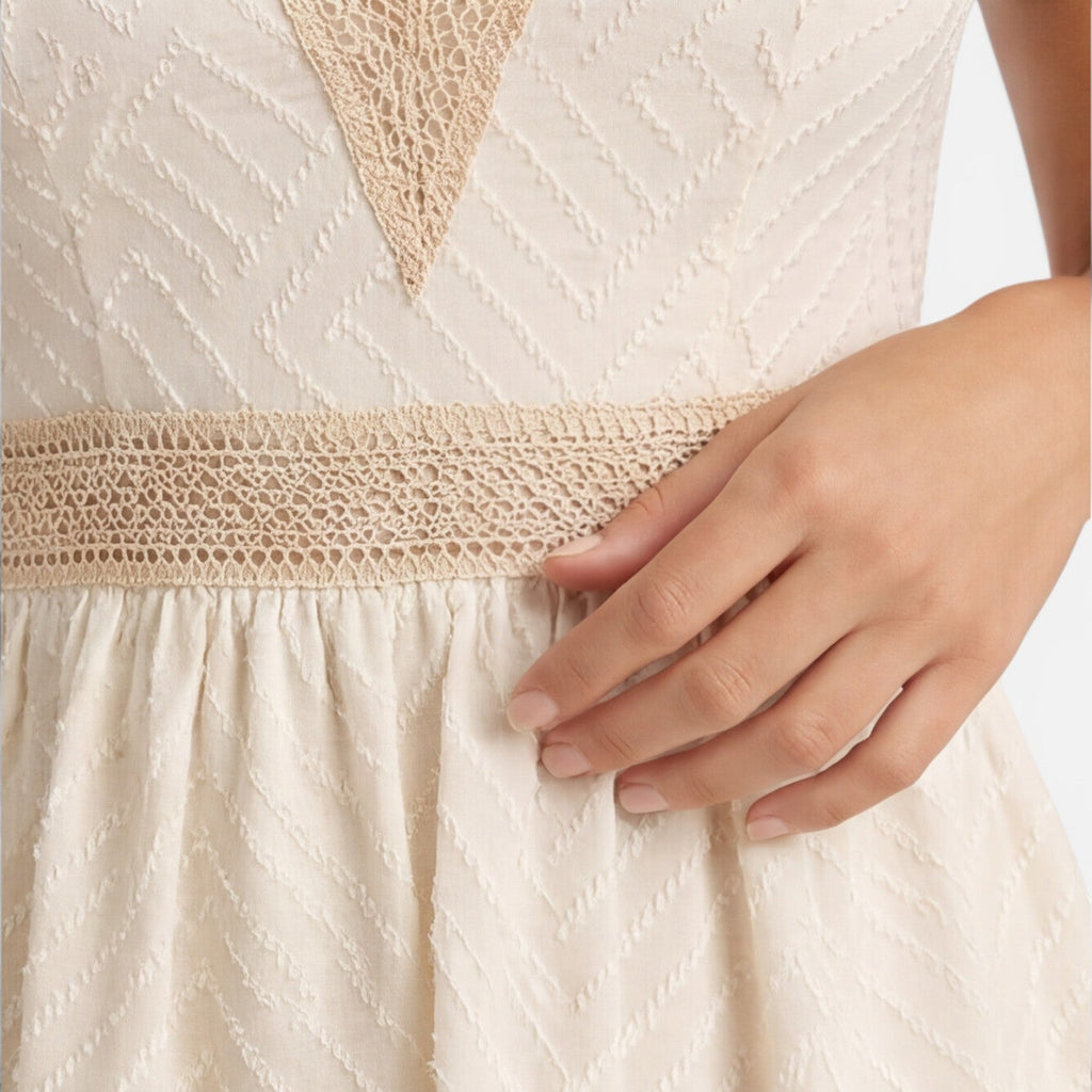 Paige | A-Line Lace Waist Summer Dress