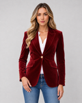 Aurelie | Tailored Velvet Blazer