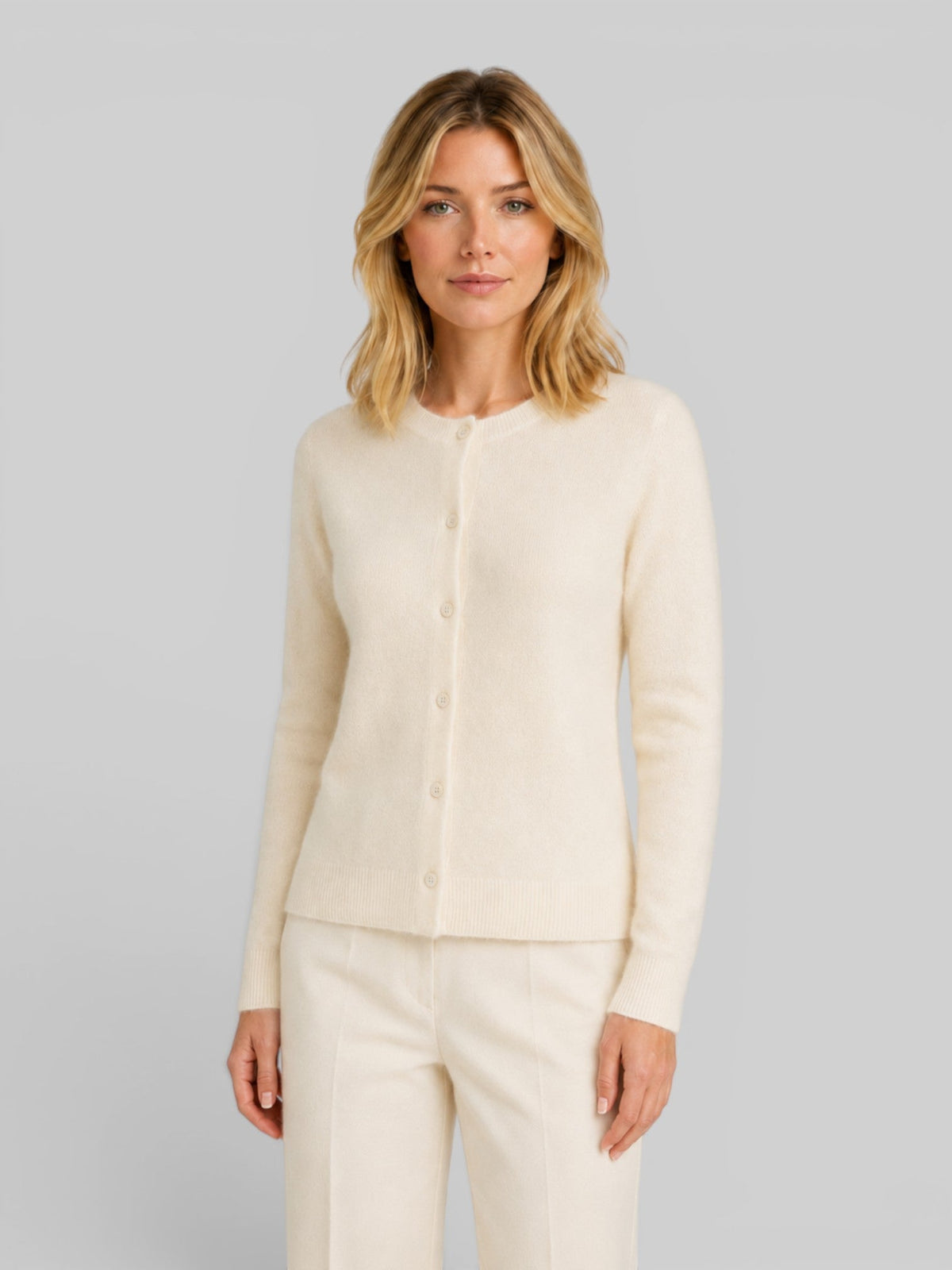 Bettany | Long Sleeve Wool Knit Cardigan