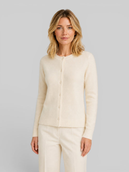 Bettany | Long Sleeve Wool Knit Cardigan