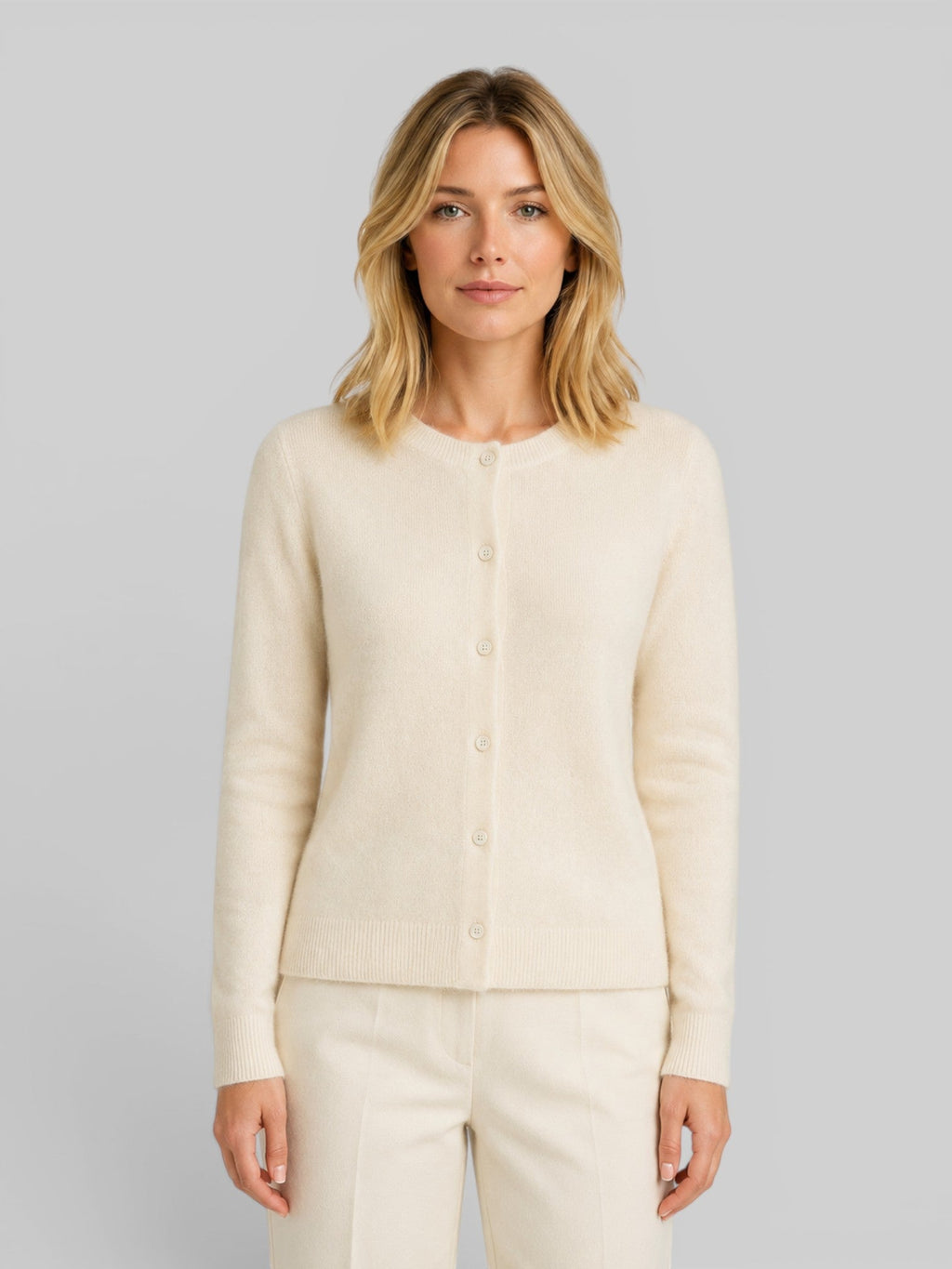Bettany | Long Sleeve Wool Knit Cardigan