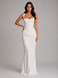 Daphne | Square Neck Corset Bodycon Gown