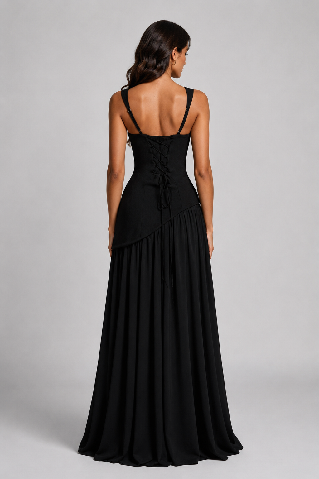 Sadie | One Shoulder Maxi Dress with Side Slit