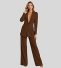 Susannah | Tailored Blazer & Wide Leg Trouser Suit Set