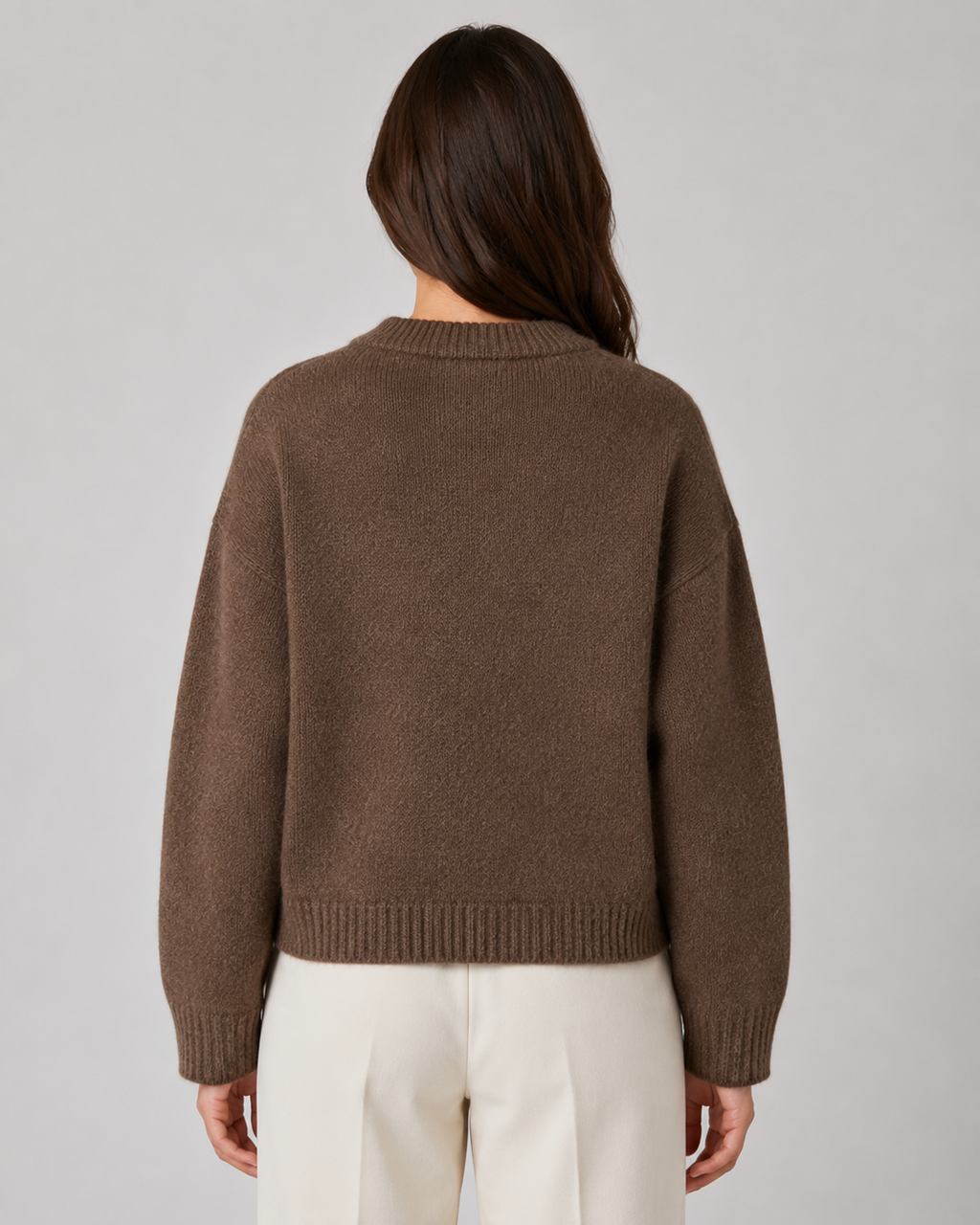 Yolande | Cropped Chunky Knit Cardigan