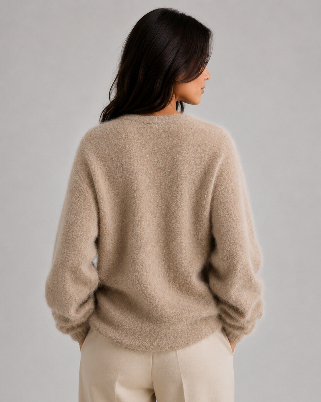 Winona | Fluffy V-Neck Button-Front Cardigan