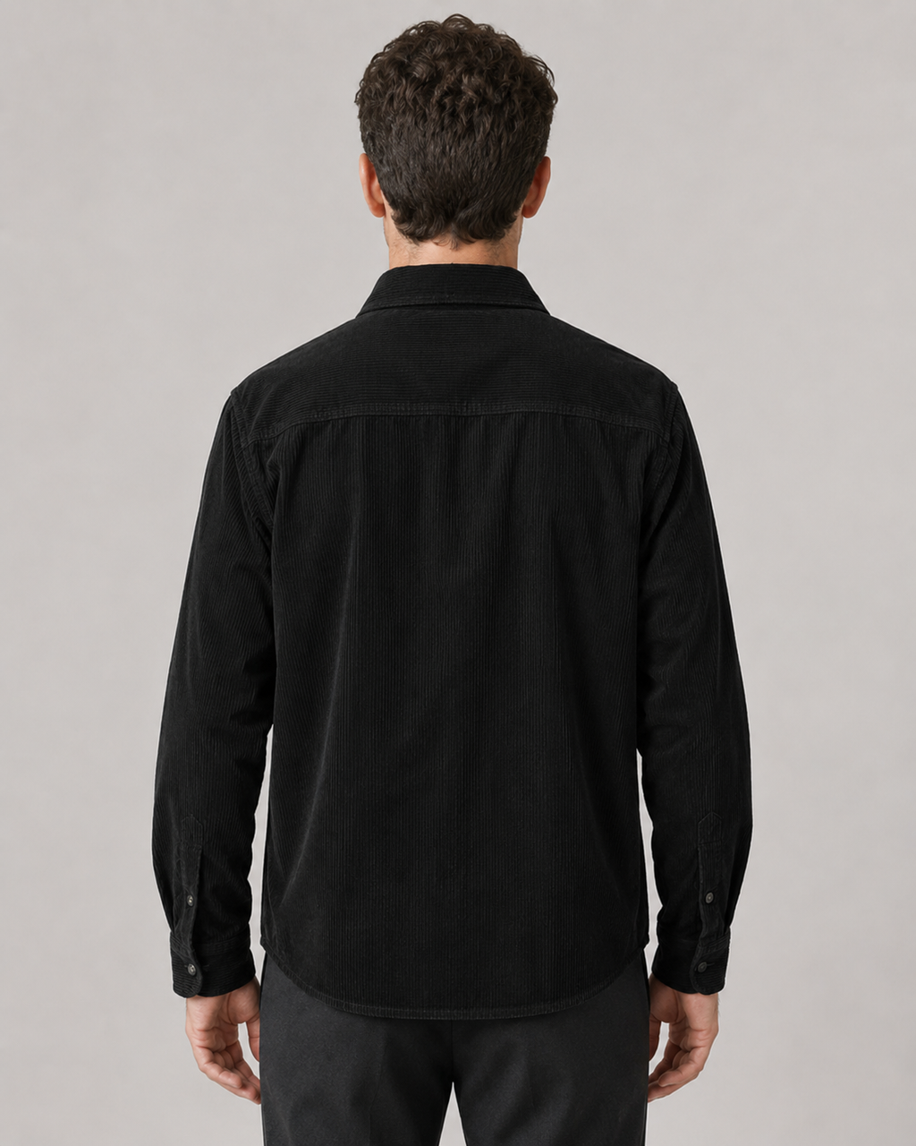 Nikolai | Corduroy Button-Up Shirt Jacket