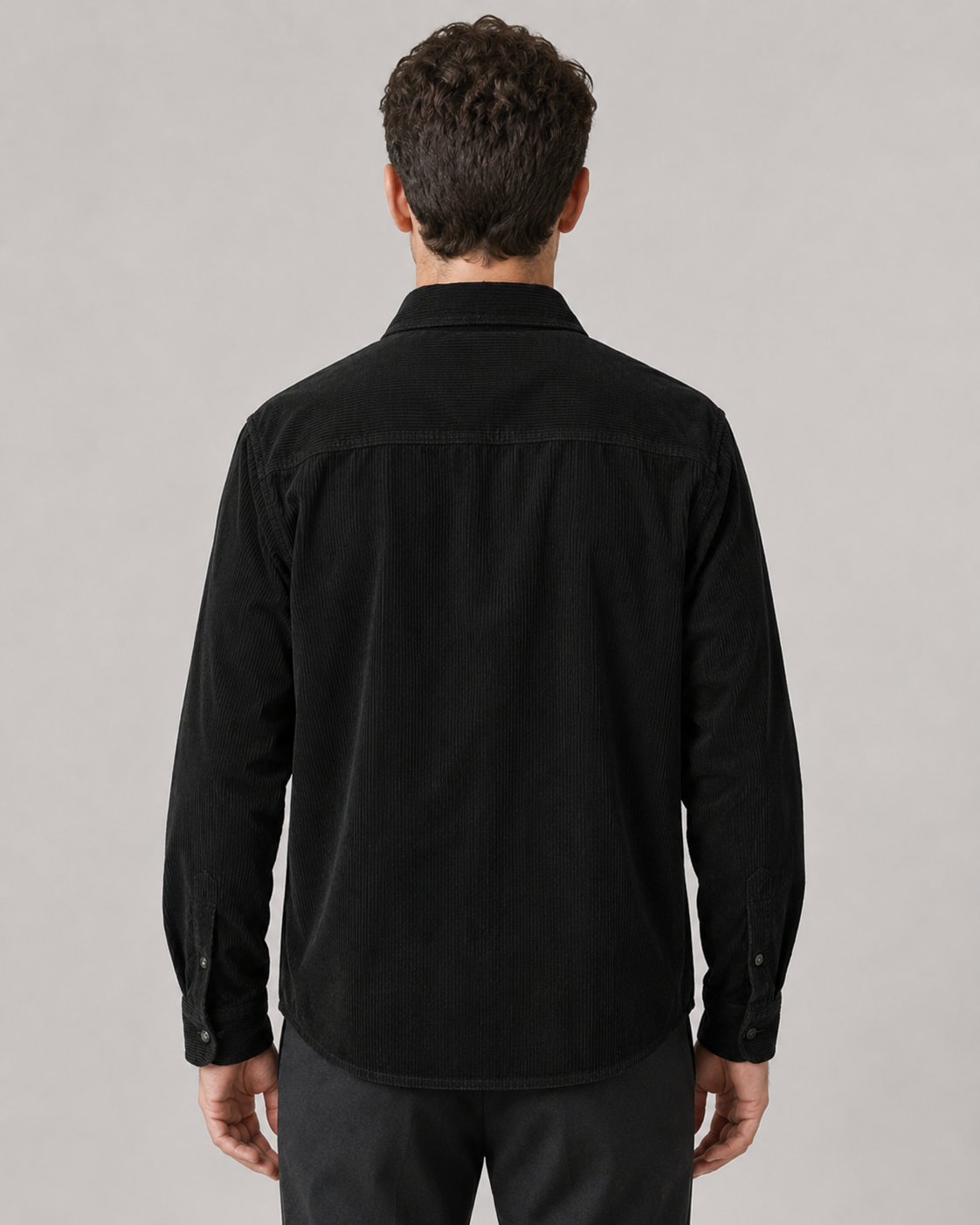 Nikolai | Corduroy Button-Up Shirt Jacket