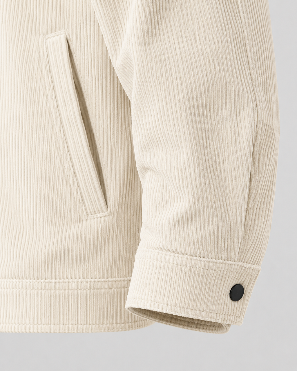 Marlon | Corduroy Shirt Jacket with Chest Pockets