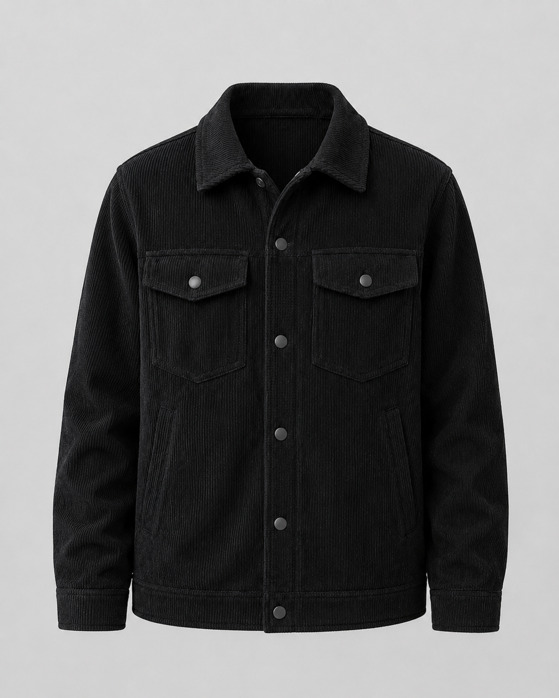 Marlon | Corduroy Shirt Jacket with Chest Pockets