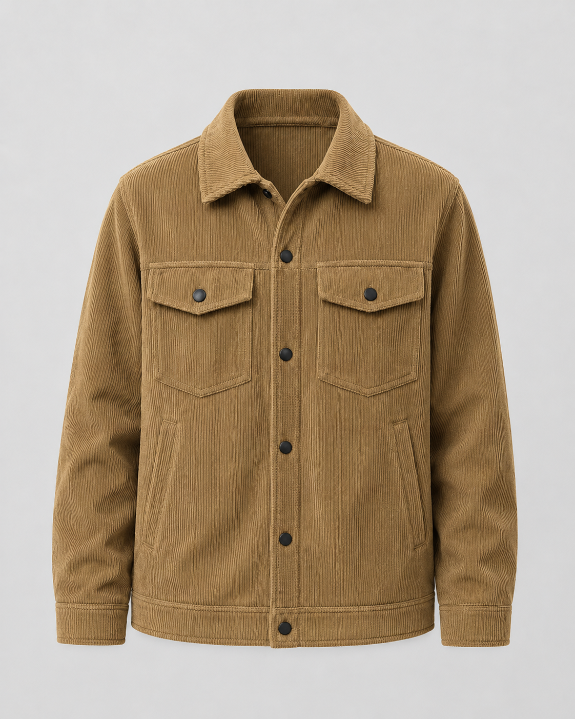Marlon | Corduroy Shirt Jacket with Chest Pockets