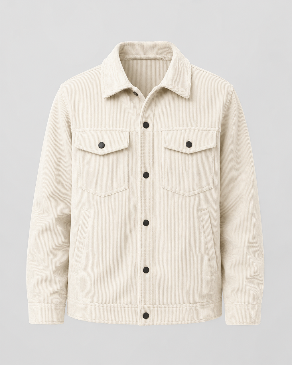 Marlon | Corduroy Shirt Jacket with Chest Pockets