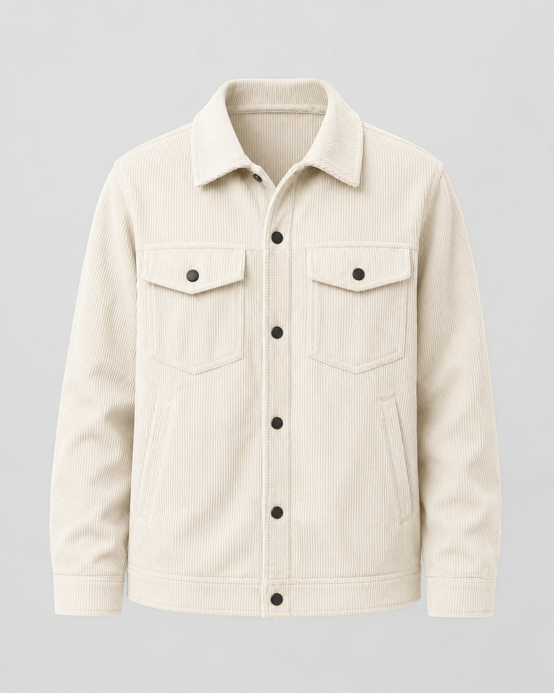 Marlon | Corduroy Shirt Jacket with Chest Pockets